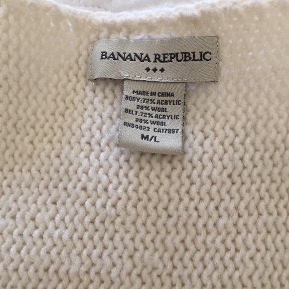 Cream wrap Sweater - Picture 2 of 3